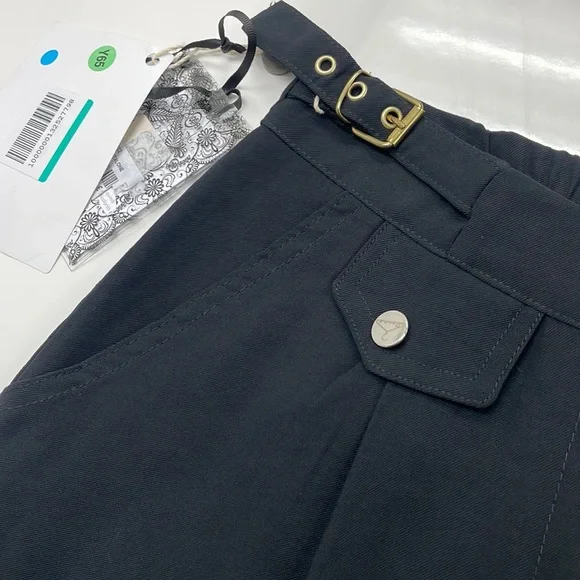 NWT • Casual Pants With Side Buckle Detail - Picture 4 of 16